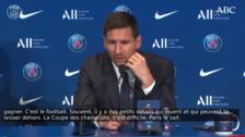 Messi: «Mi sueño es levantar otra Champions y caí en el lugar ideal para lograrlo»