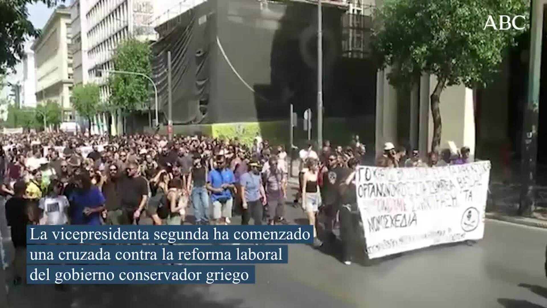 La vicepresidenta segunda y ministra de Trabajo en funciones, Yolanda Díaz