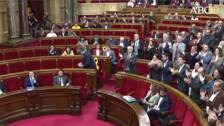 Ciudadanos llama «delincuente» a Torra y Torrent suspende el pleno del Parlament