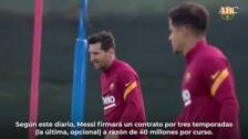 Las cifras del acuerdo entre Messi y PSG, según L'Equipe