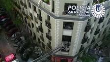 Así ha quedado el edificio del barrio de Salamanca tras la explosión: en peligro de demolición y daños serios en los colindantes