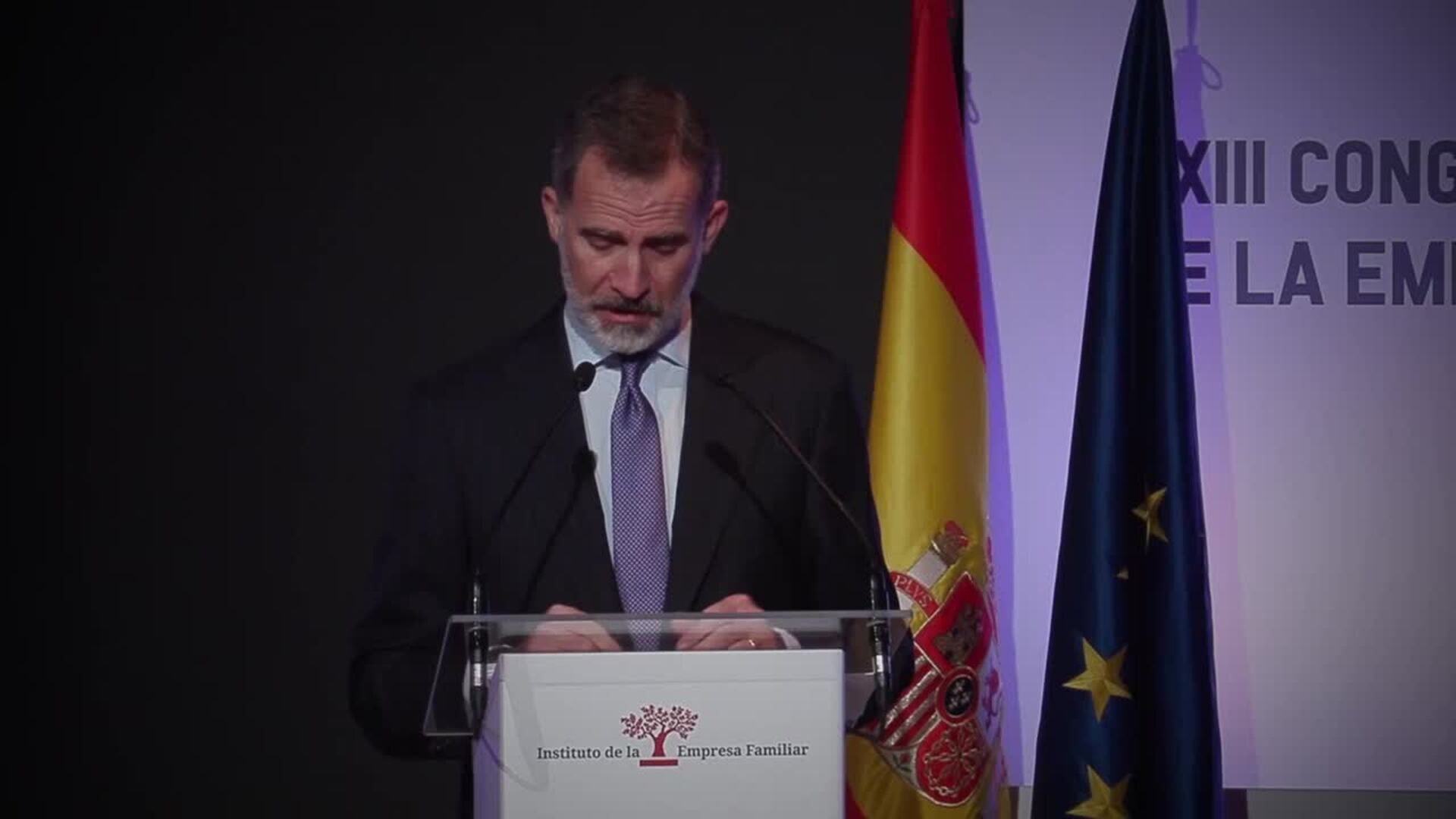 El discurso del Rey en el XXIII Congreso Nacional de la Empresa Familiar