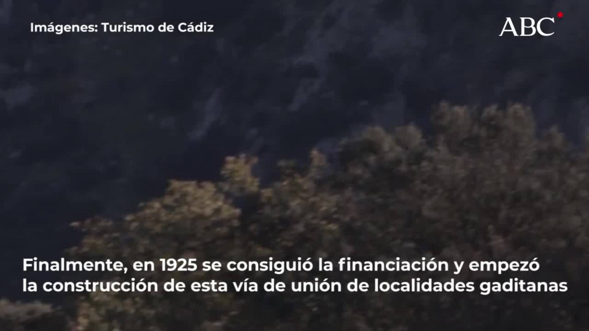 El inacabado proyecto ferroviario que sirvió para la creación de la vía verde de Cádiz, una de las más bonitas del mundo