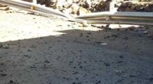 Un segundo desprendimiento en Tenerife destroza un coche y obliga a cerrar la TF-5