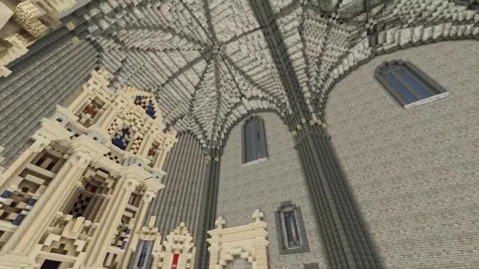 La Iglesia de Fuenteodra en Minecraft