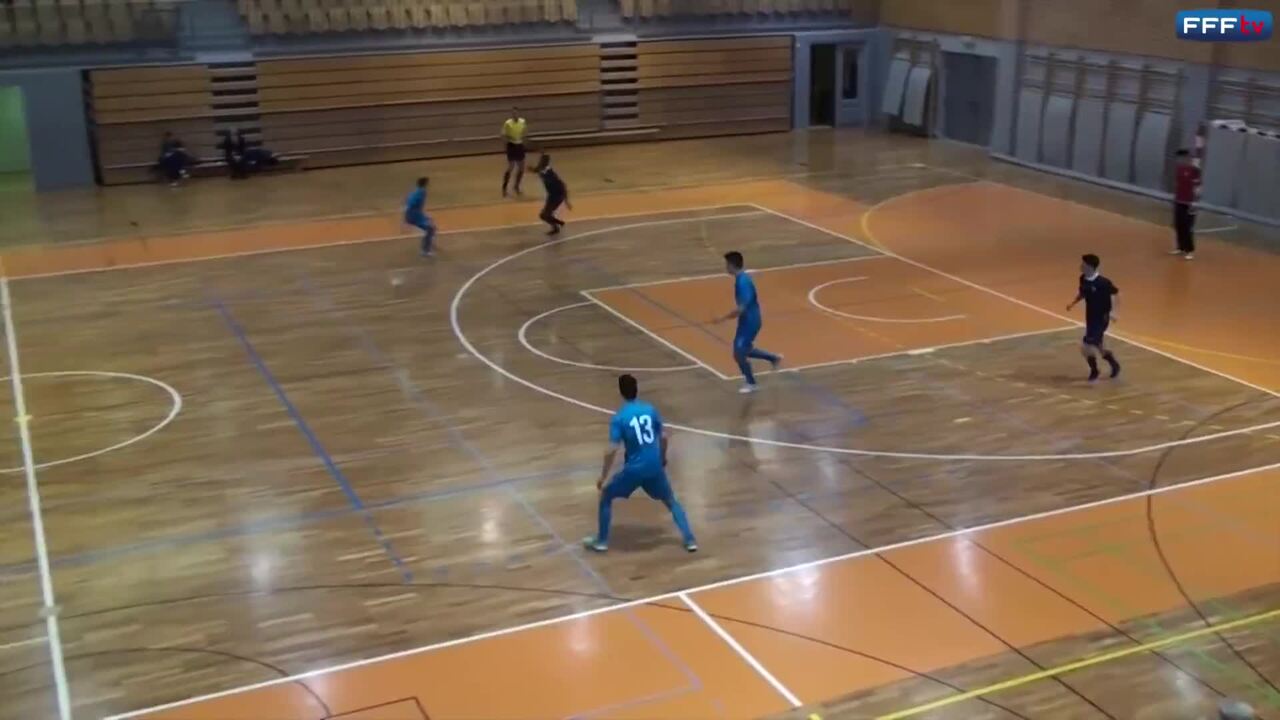 Futsal U21 Slovénie-France (2-2 et 4-4), les buts