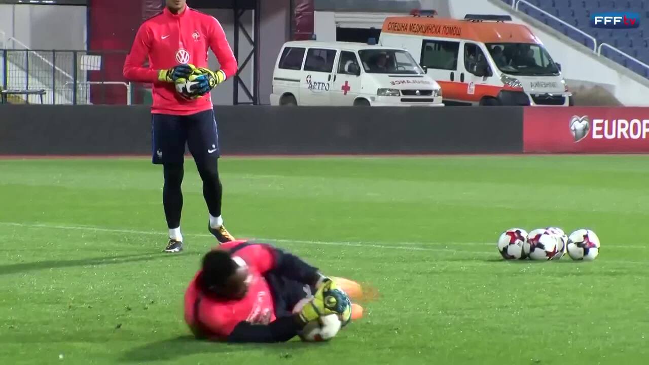 J-1 avec les gardiens de but à Sofia, reportage