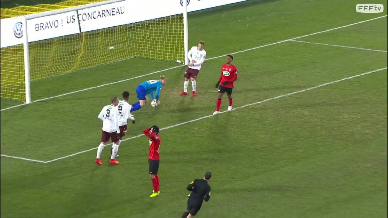 Coupe de France, quarts de finale Les Herbiers VF-RC Lens (0-0, 4 tab à 2), le résumé