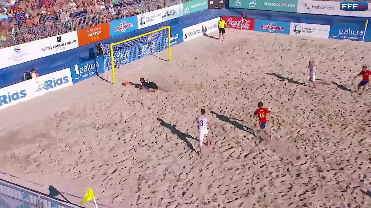 Beach Soccer, Euro Beach Soccer League à Sanxenxo, tous les buts