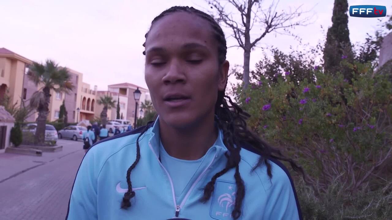 Entraînement de l'Equipe de France Féminine avant Norvège-France