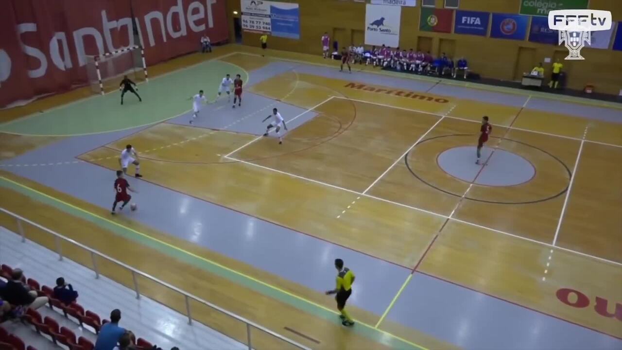 Futsal U21 Portugal - France (2-2 et 5-1), les buts