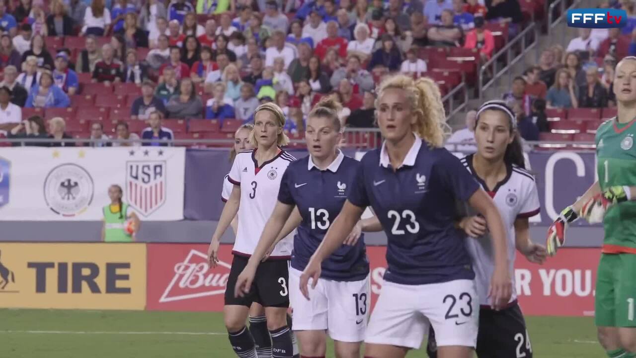 France-Allemagne Féminine 0-1, par la capitaine Elise Bussaglia