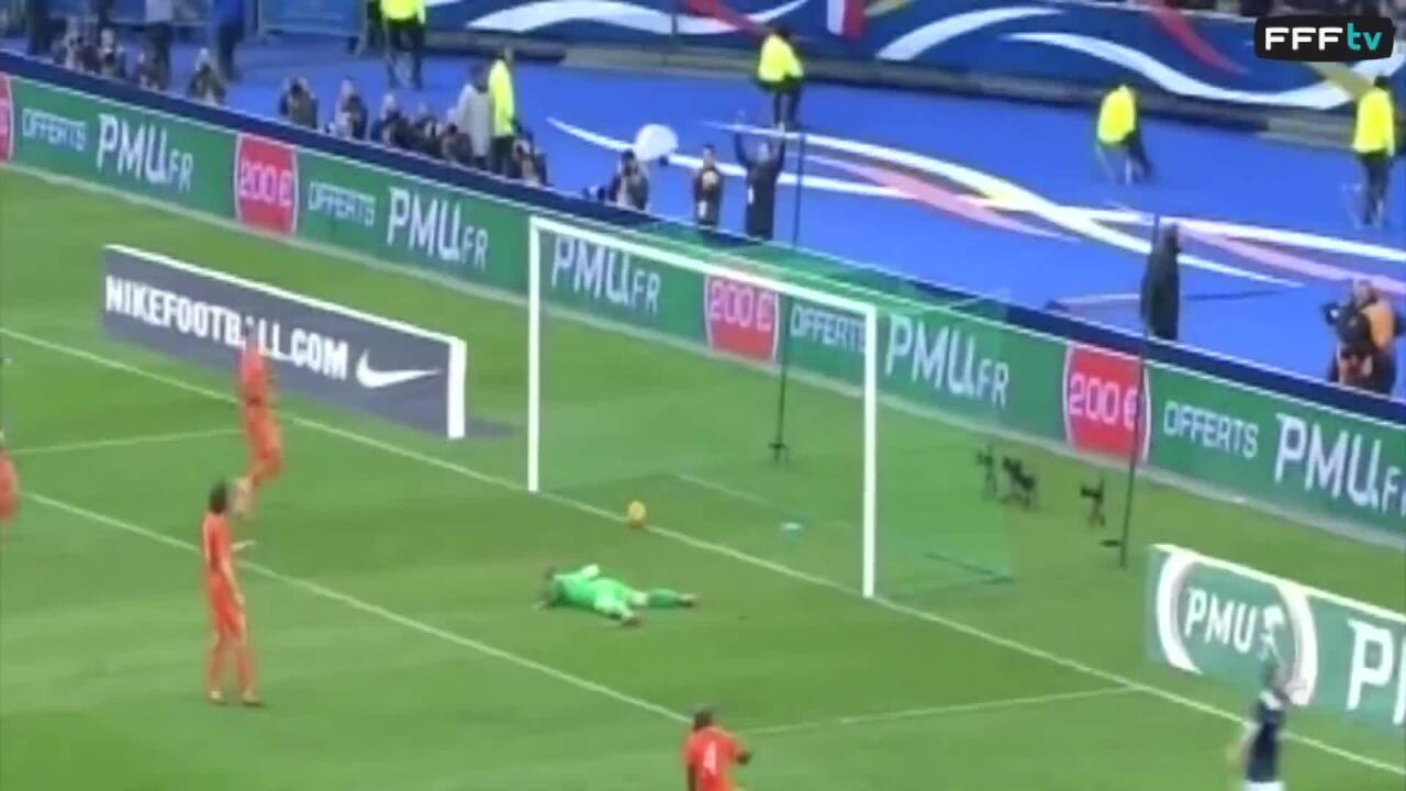 Benzema superbe but ! (France - Pays-Bas 2014)