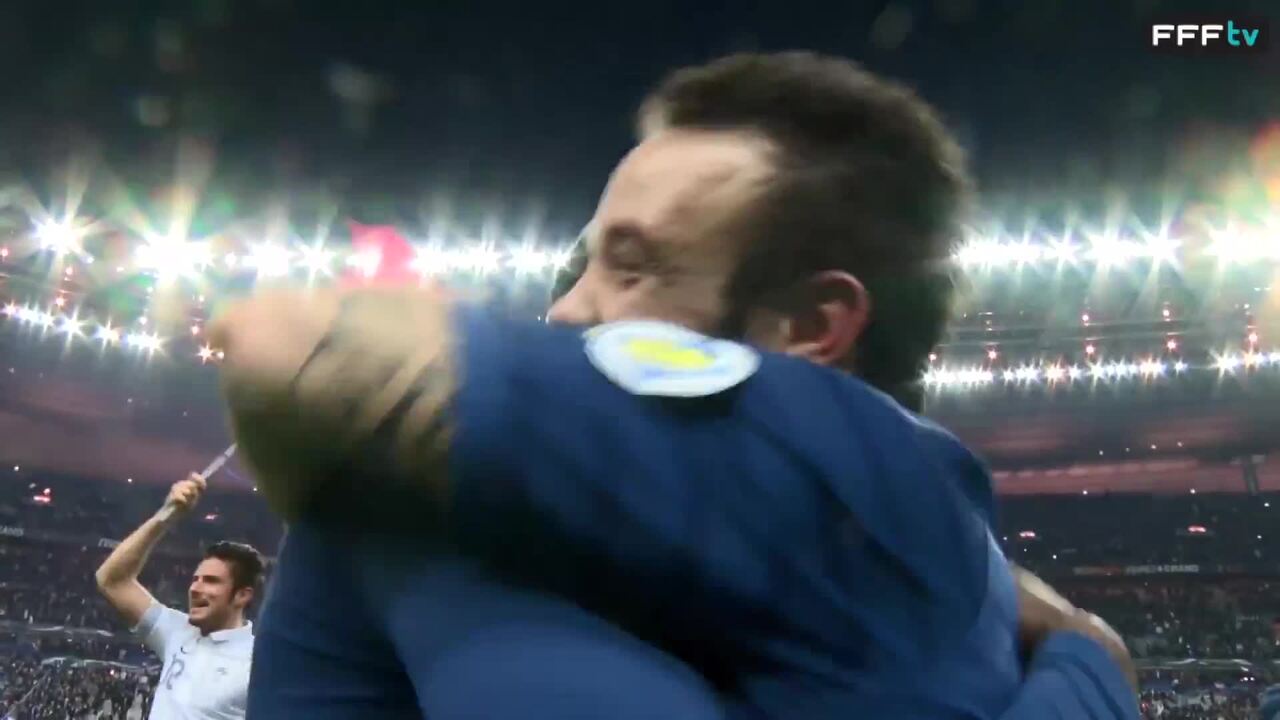France - Ukraine la joie des Bleus !