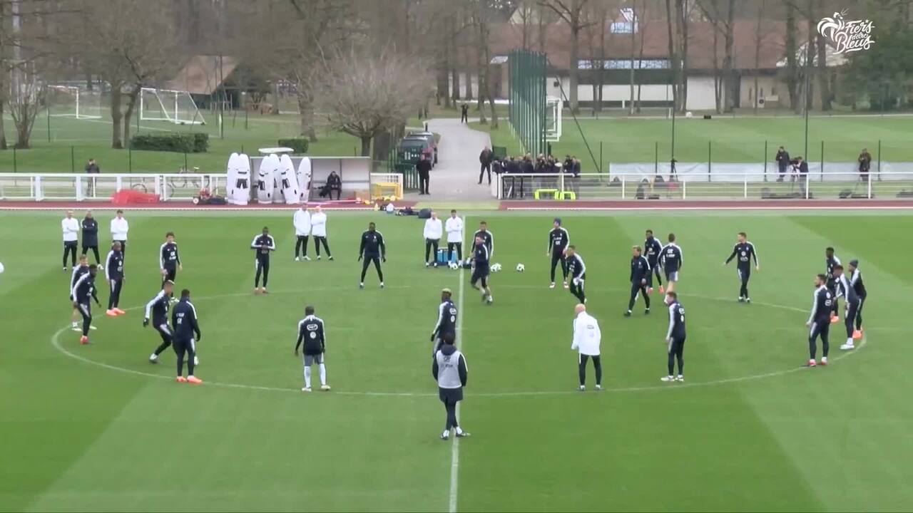 Dernier entrainement avant la Russie