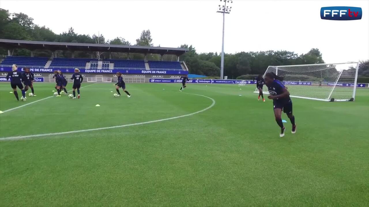 Une journée d'entraînement avec l'Equipe de France Féminine