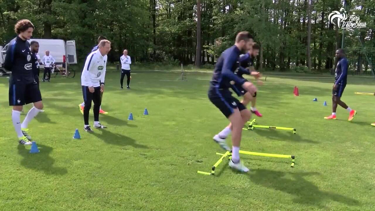 Travail d'appui et de vivacité pour l'Equipe de France