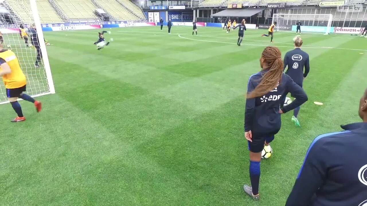 SheBelieves Cup dernier entraînement avant France-Angleterre