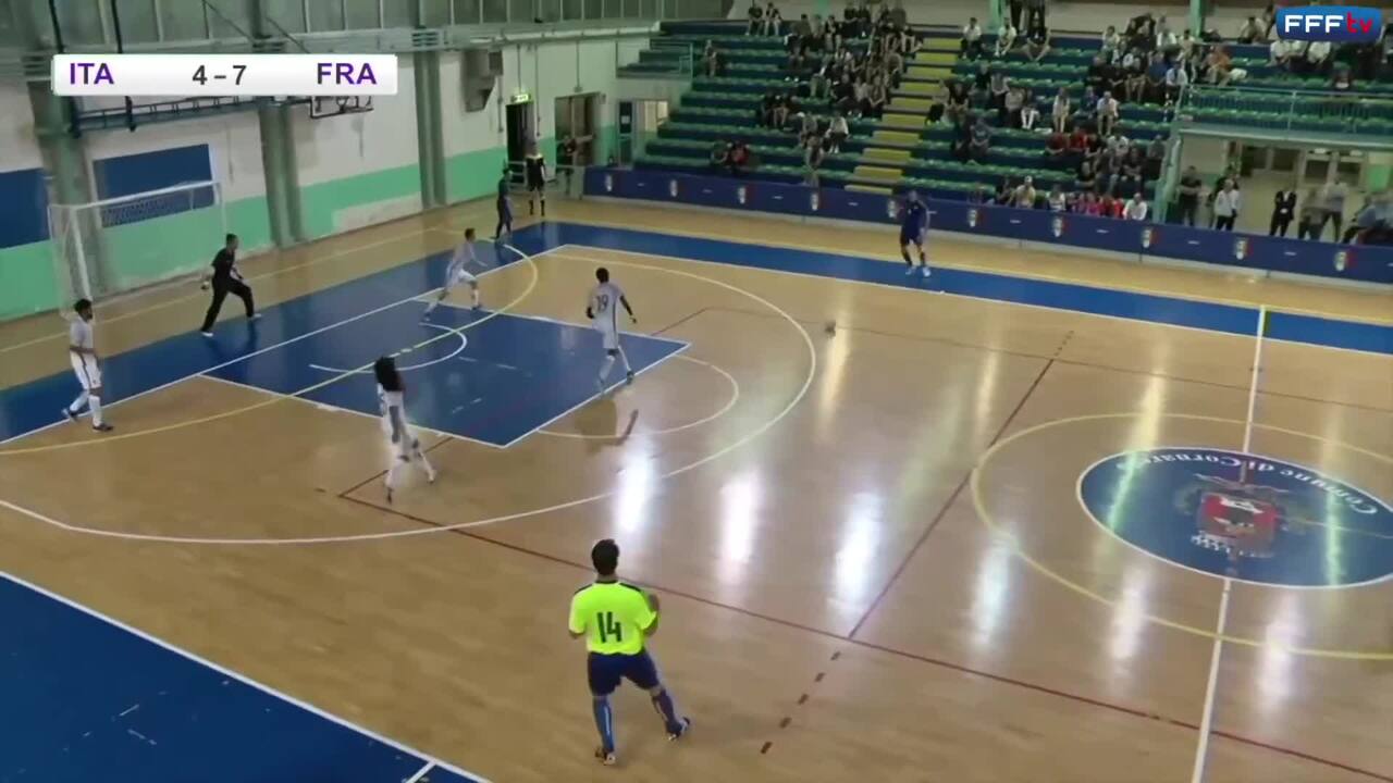 Futsal U21, Italie-France 5-8 et 4-5, les buts !