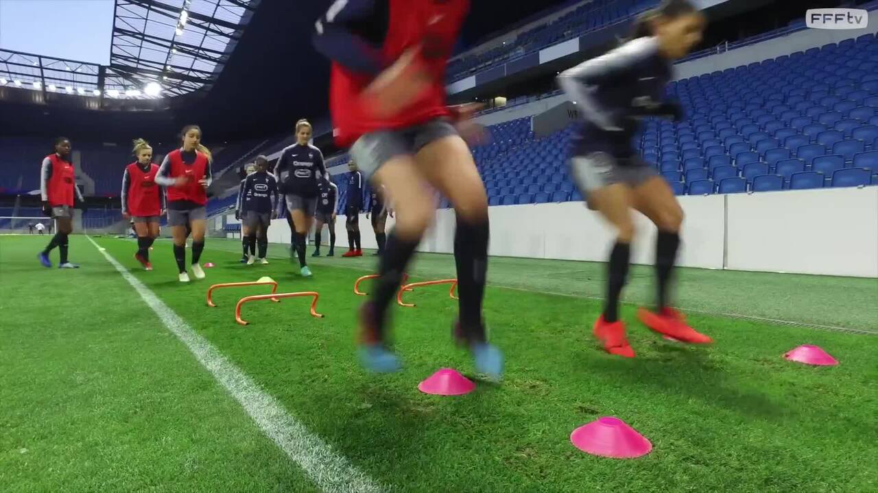 Entraînement avant France-USA