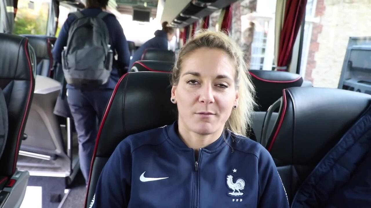 France-Etats-Unis Féminine les Bleues, de Clairefontaine au Havre