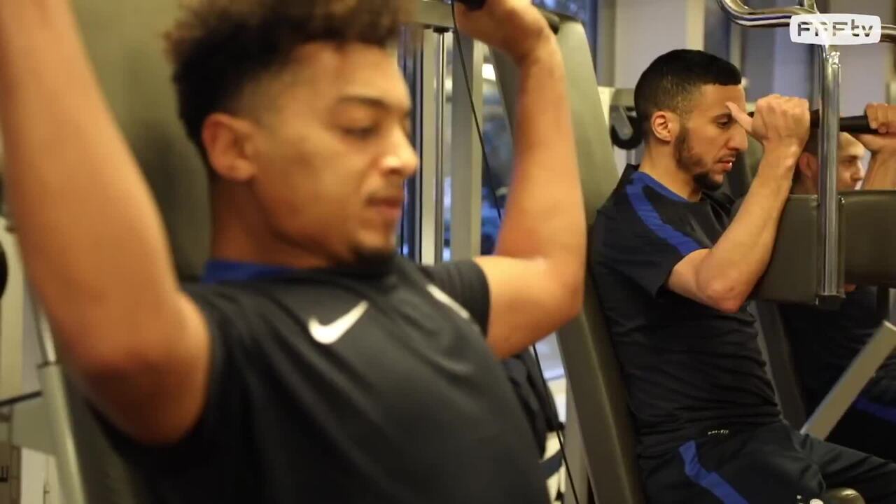 Futsal, Euro 2018 Les Bleus en salle de musculation