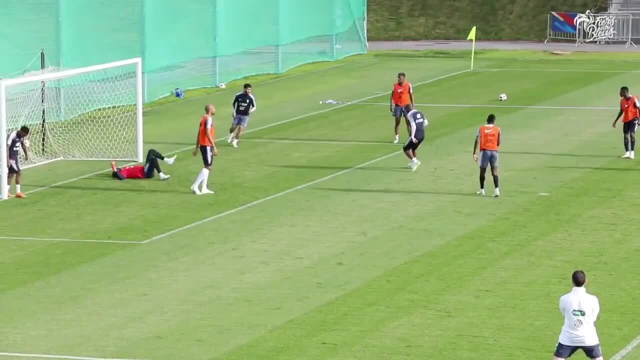 Séance au stade Glebovets