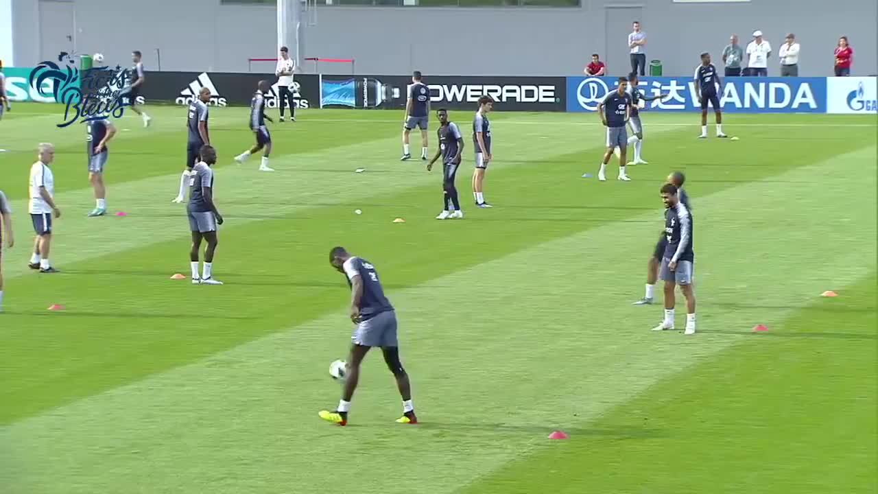 Le replay de l'entraînement des Bleus (samedi 23 juin)