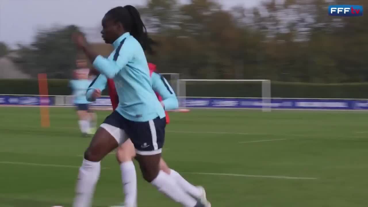 L'entraînement des Bleues en 2mn