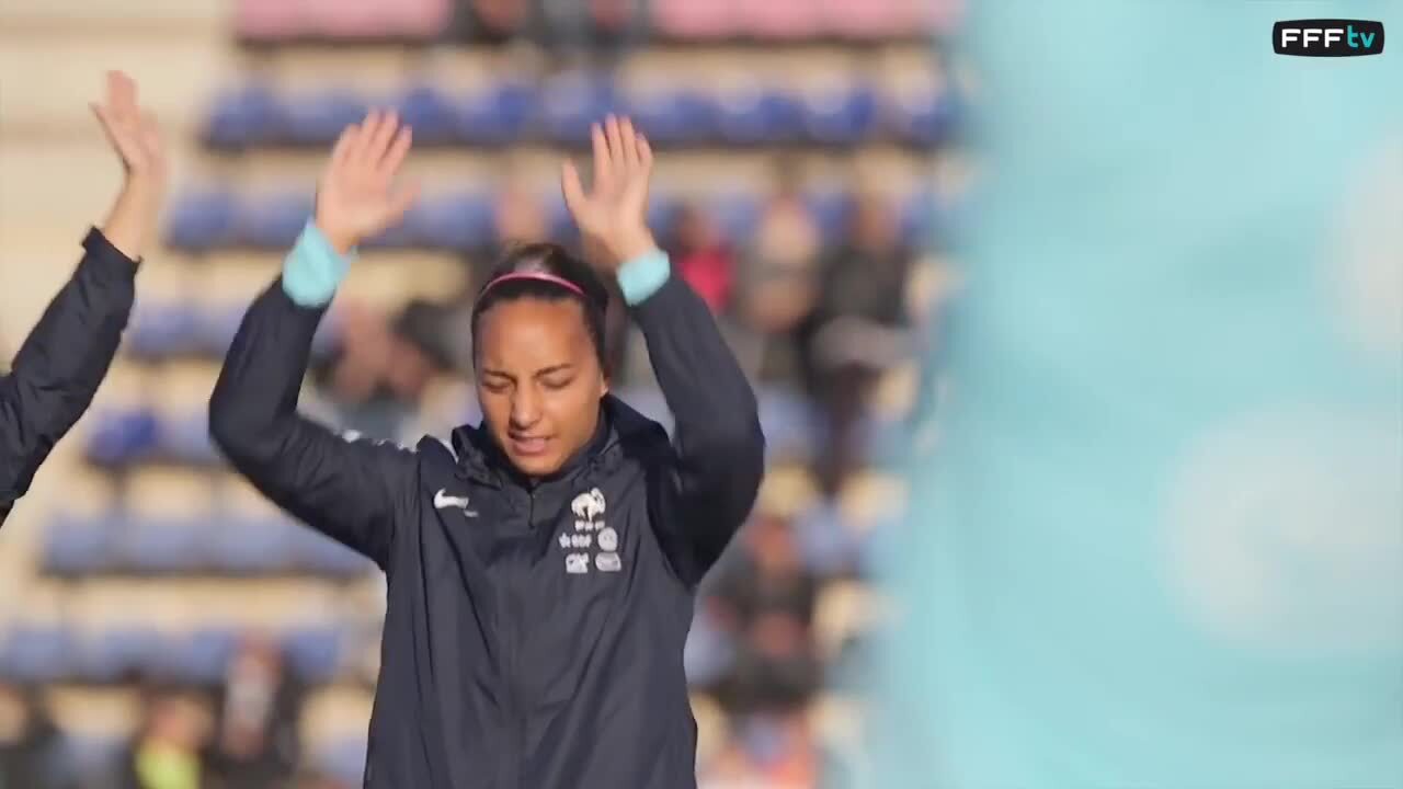 Entraînement à la veille de France-Russie