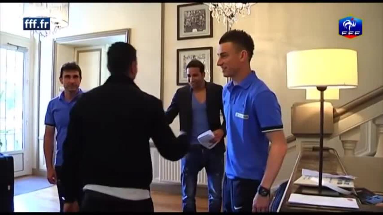 L'arrivée des joueurs