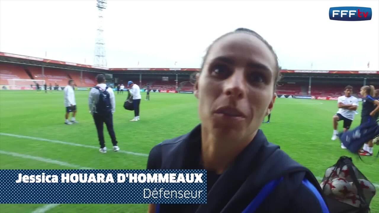 Quart de finale les Bleues sur le terrain du match