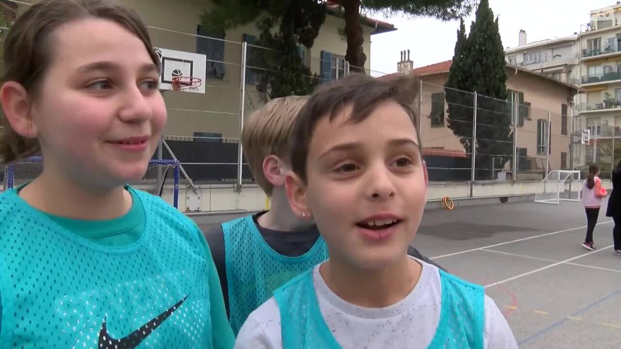 Le Foot à l'école avec Christophe Jallet à Nice