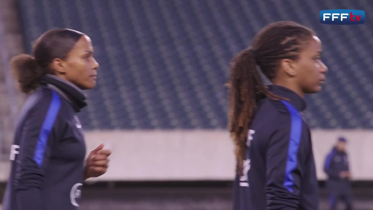 She Believes Cup premier entraînement des Bleues à Philadelphie