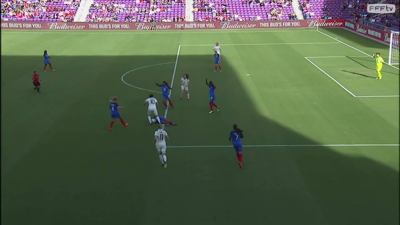 France-Allemagne Féminines 3-0, SheBelieves Cup buts et occasions