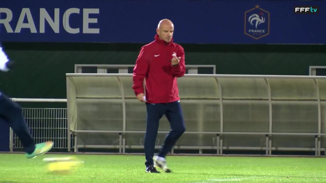 Premier entraînement pour les Bleus à Clairefontaine