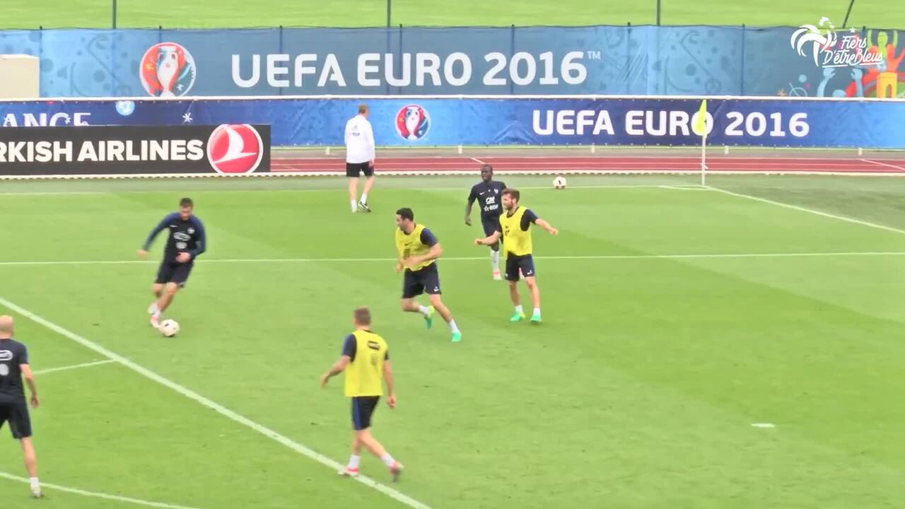 Les Bleus à l'entrainement