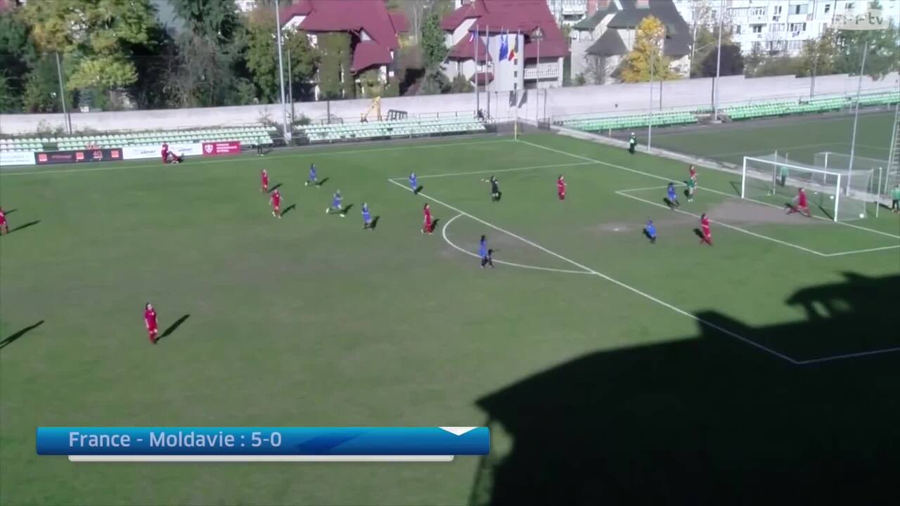 U19F, 1er Tour qualificatif Euro 2018 France - Moldavie (9-0), le résumé