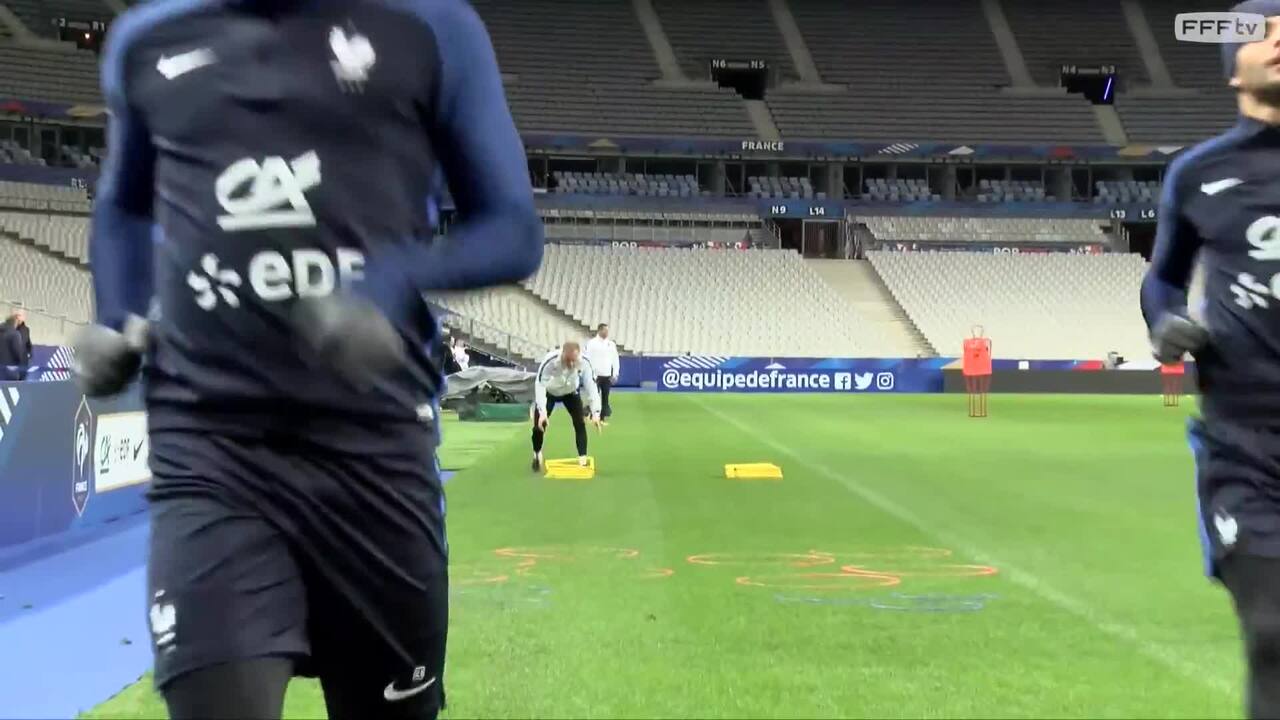 Entrainement au Stade de France, reportage