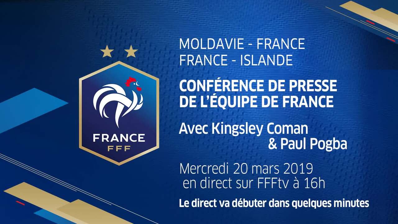 La conférence de presse de Coman et Pogba en replay