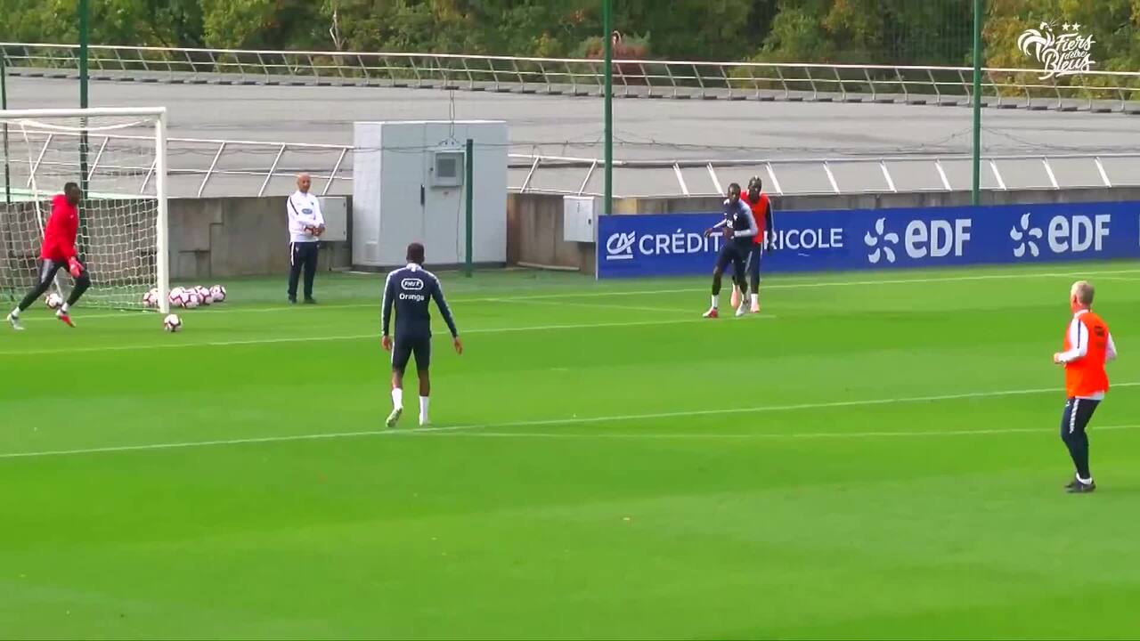 Les images de la séance de vendredi, Equipe de France