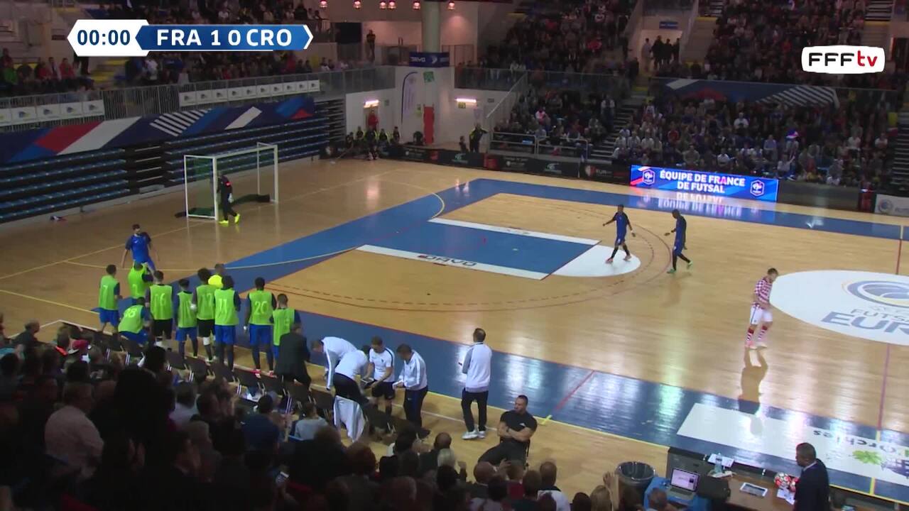 Futsal, barrage aller Euro 2018 France-Croatie 2017 (1-1), le résumé