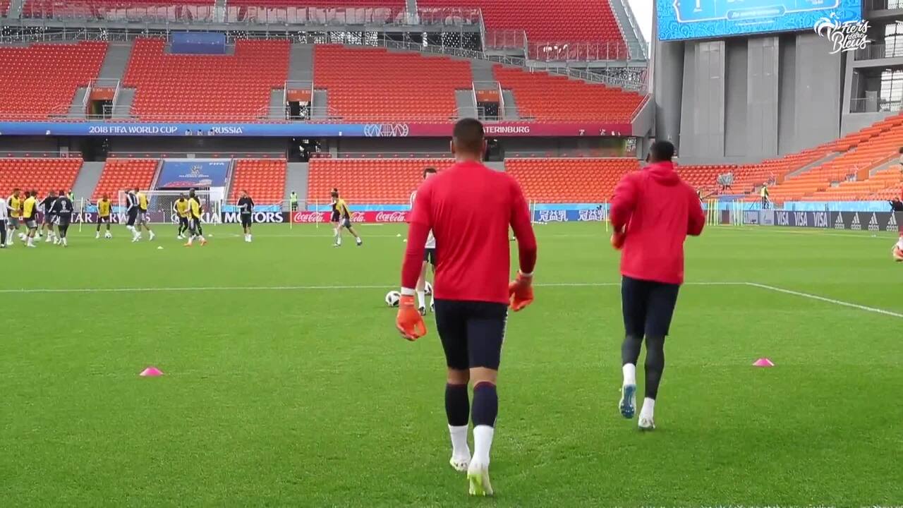 Dernier entraînement avant France-Pérou