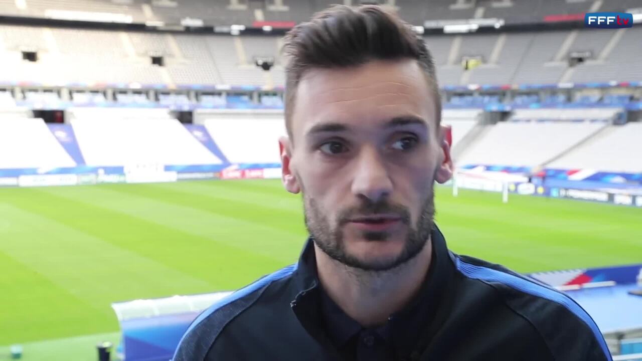 Hugo Lloris à la veille de France-Biélorussie, interview