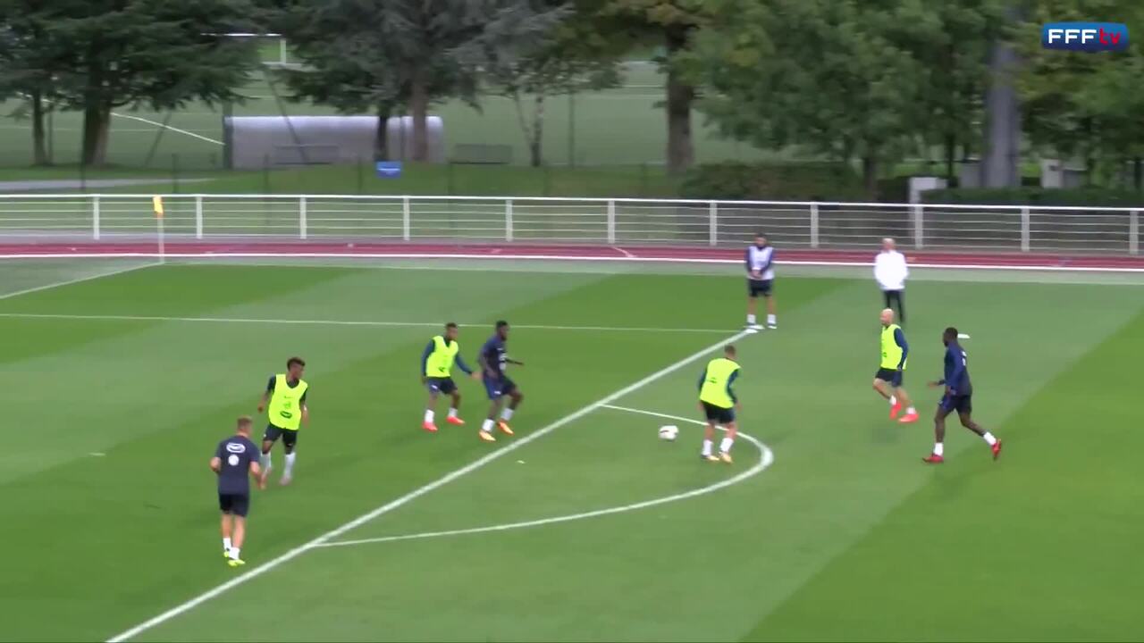 Qualifications Coupe du Monde 2018 entrainement à Clairefontaine