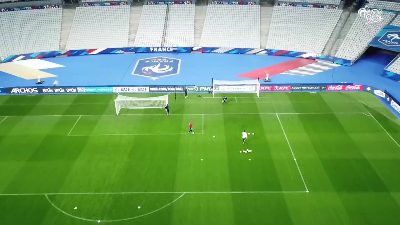 Entraînement au Stade de France