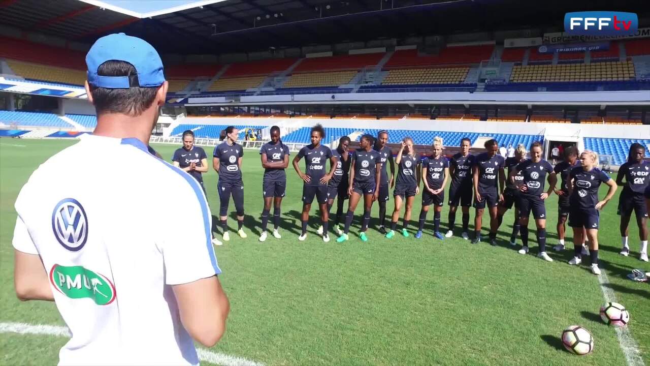 Dernier entraînement avant France-Belgique