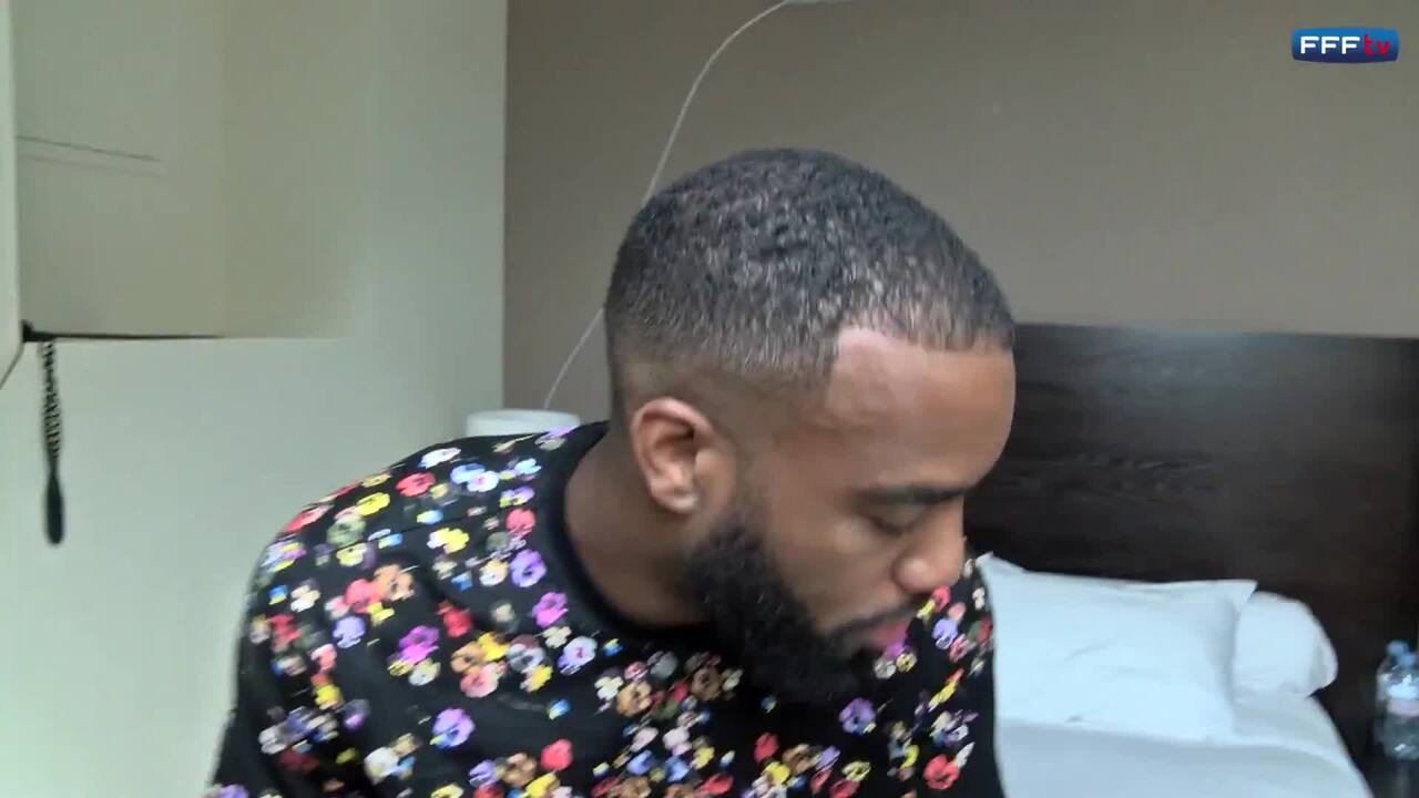 Alexandre Lacazette à Clairefontaine