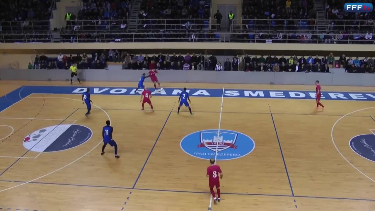 Futsal Serbie-France (4-1 et 3-3), le résumé