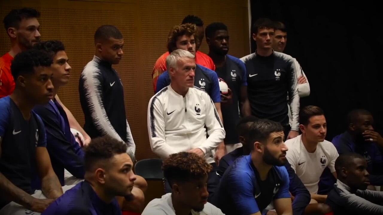 Les coulisses d'une photo, Equipe de France